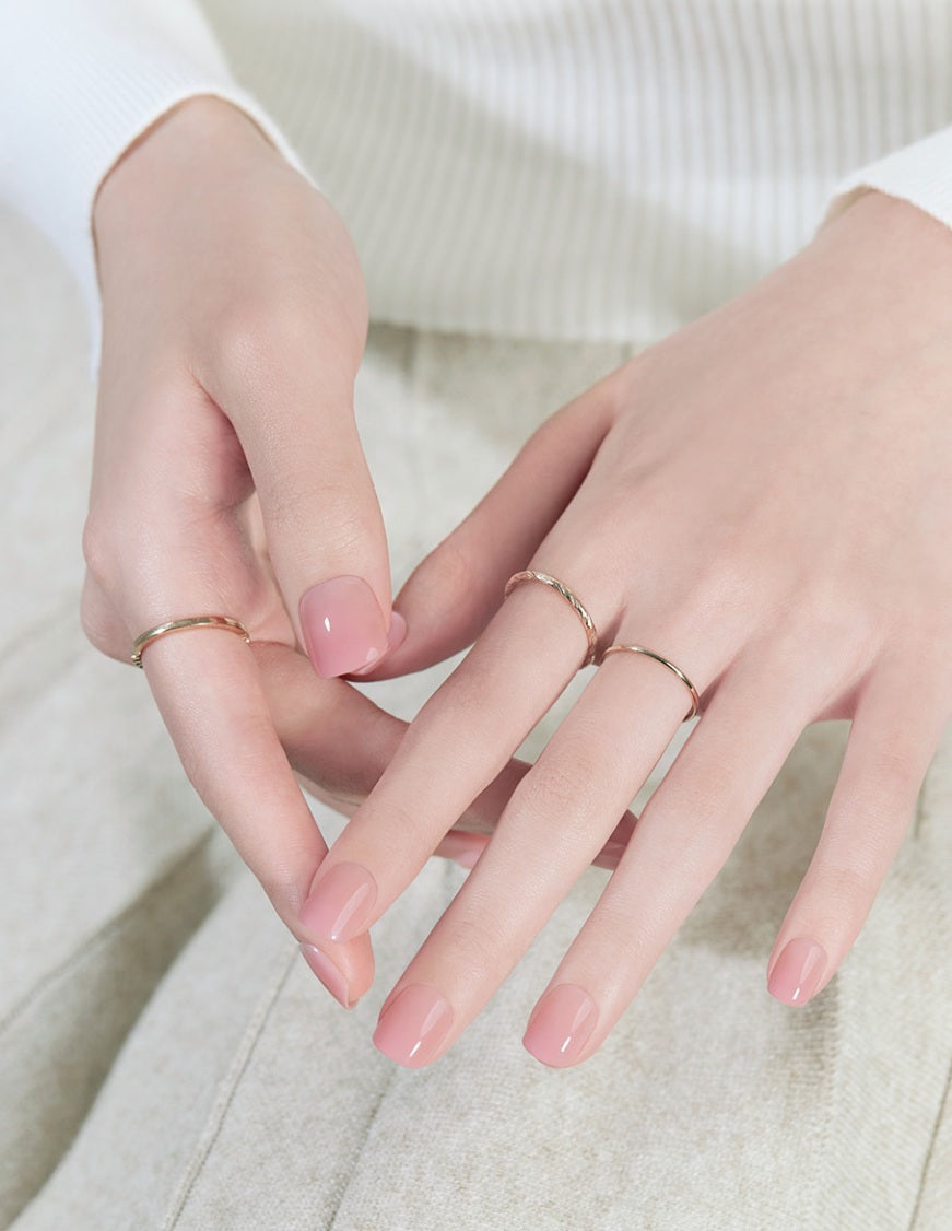 🆕新品上架【梨花娘】韓國OHORA💗百搭氣質 韓系小眾設計・一秒隱形貼合美甲片 (4款)
