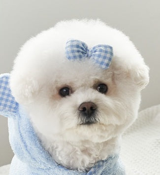 韓國新品上架【梨花娘】🐾BAILEY 🐶韓系甜美可愛蝴蝶結鍛帶寵物髮夾(7色)