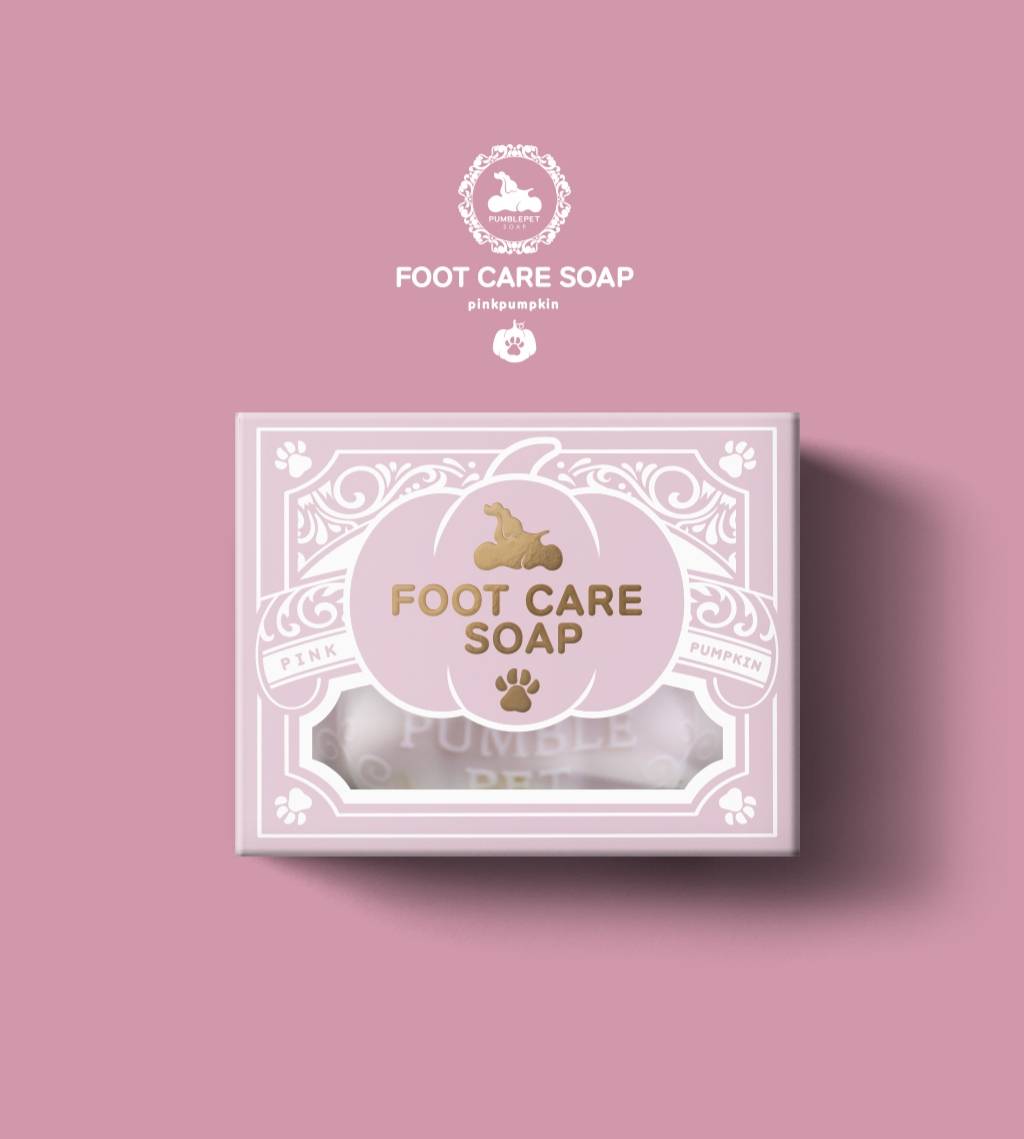 💜新品上架【梨花娘總代理】🫧韓國PUMBLEPET 🌿手工天然精油南瓜造型舒敏除臭足部清潔皂(犬貓適用)