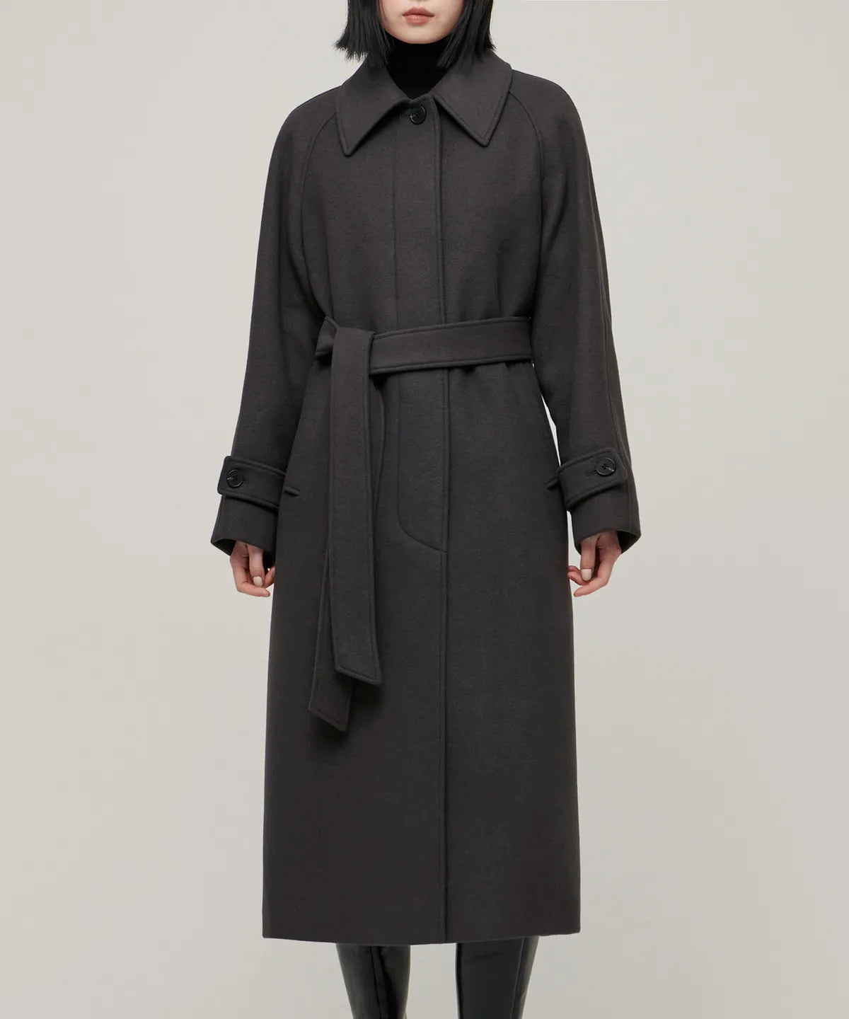 🆕新品上架💖【梨花娘】 韓國品牌무신사 韓韶禧代言長版羊絨大衣外套(7色)🏆韓國連線