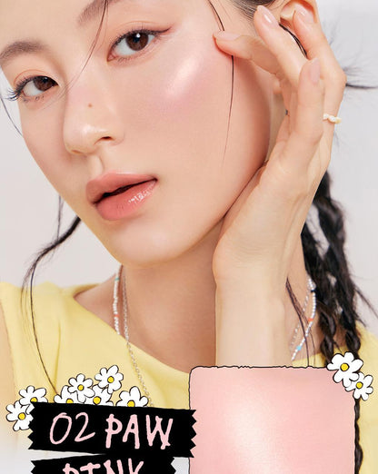 11月新品GD貓咪限量聯名rom&amp;nd × ZOA&amp;FRIENDS  雙色果凍 高光提亮(2色)韓國連線