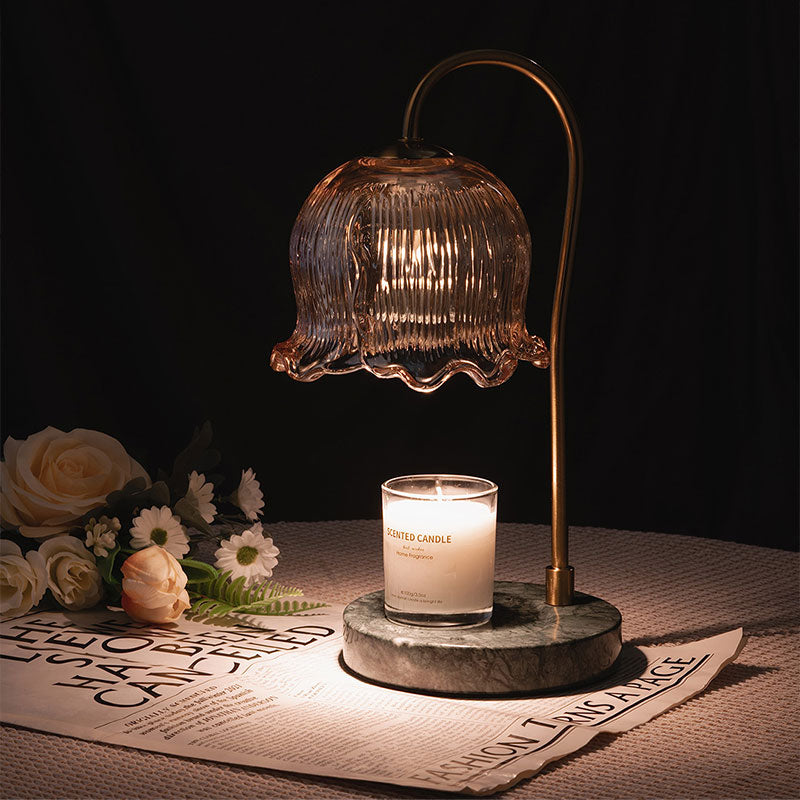 🆕新品上架【梨花瑪雅】💖優雅綻放鈴蘭花帶來幸福寓意無火香薰大理石小夜燈 (2款)