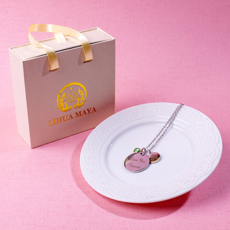 🆕新品上架【梨花瑪雅】💖12星座符號寶石英文字項鍊免費刻印(製作周期約7~10天左右)💕