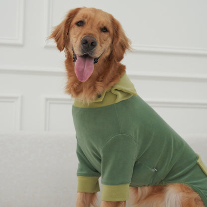 韓國新品上架【梨花娘】🐾BAILEY 🐶秋冬新品 領口釦環設計一件式保暖細絨毛衣(3色)