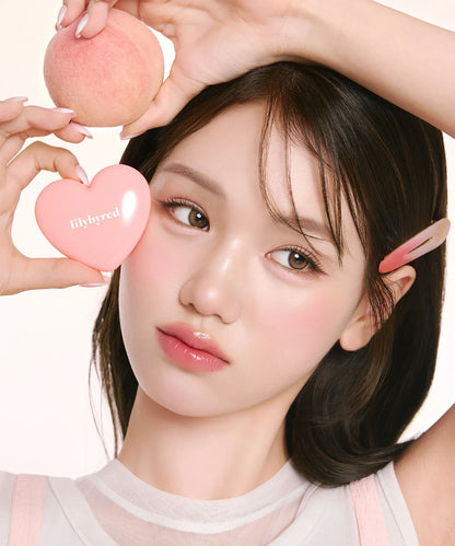 2025韓國最暢銷NO.1🏆【梨花娘】新品上架lilybyred💖愛心附鏡唇頰兩用果凍腮紅(12色)