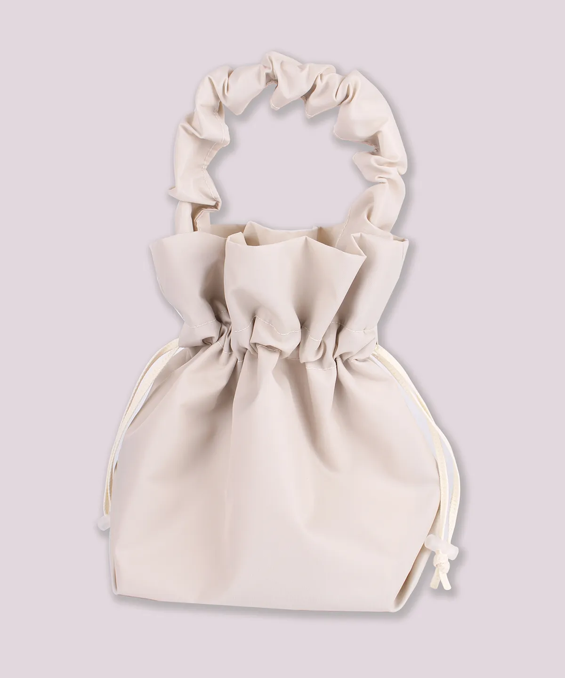 🆕新品上架  💖韓國熱銷品牌A by A 輕盈簡約抓皺設計尼龍防水水桶包(2色)(十字背帶需另購)