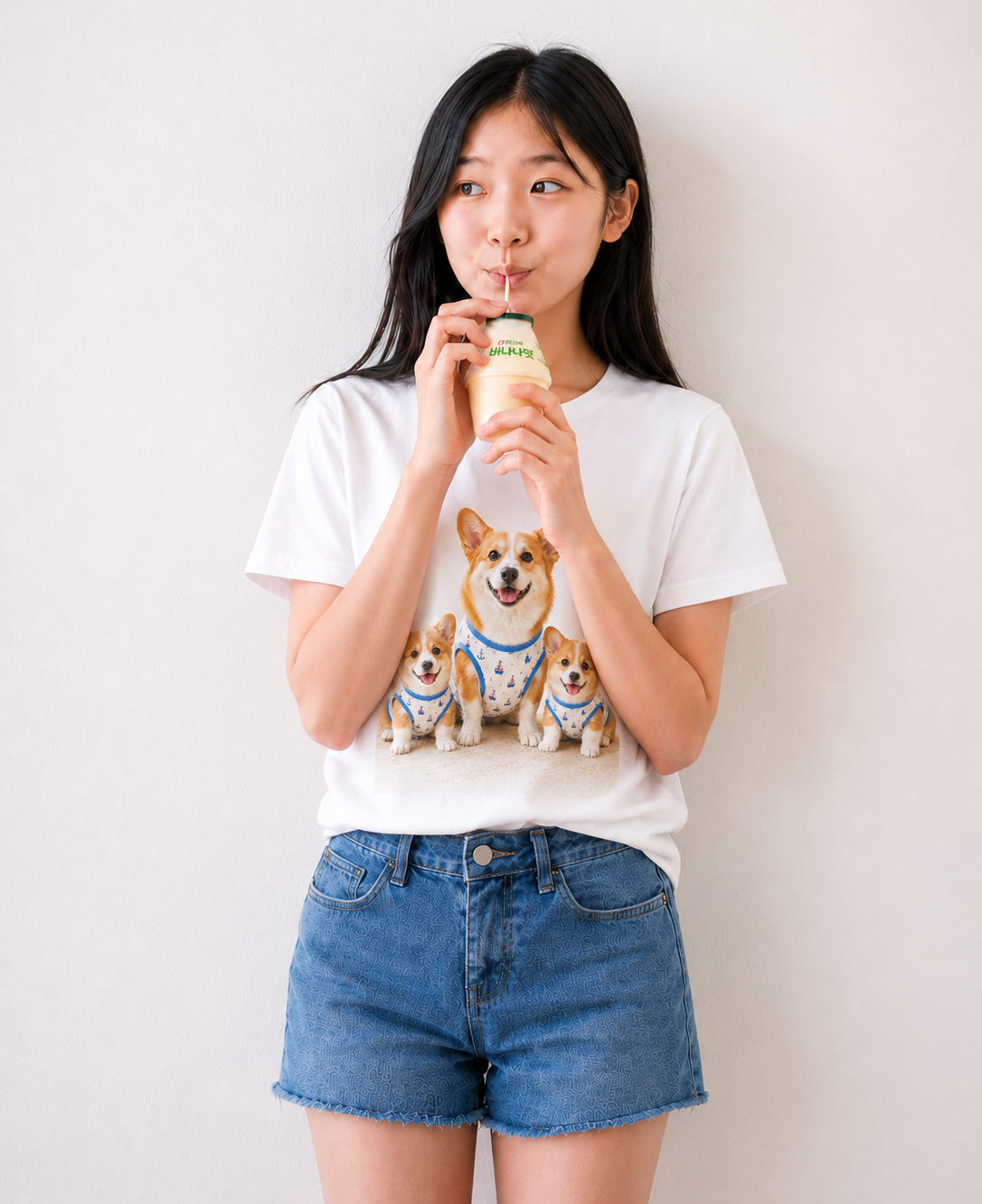 🆕新品上架【梨花娘總代理】💖韓國品牌SWINGSTAR 專屬回憶客製照片 親子裝 兒童款100%純棉T恤(110~150)