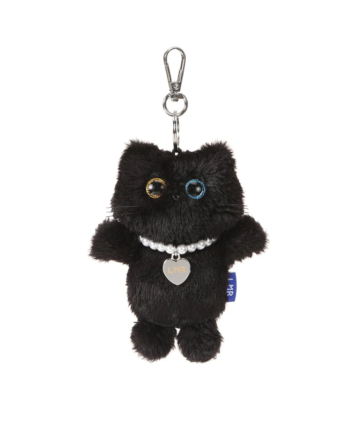 新品上架【梨花娘】💕韓國品牌LMR미니 샹뇽이貓咪珍珠愛心掛牌吊飾萌翻鑰匙圈(5色)