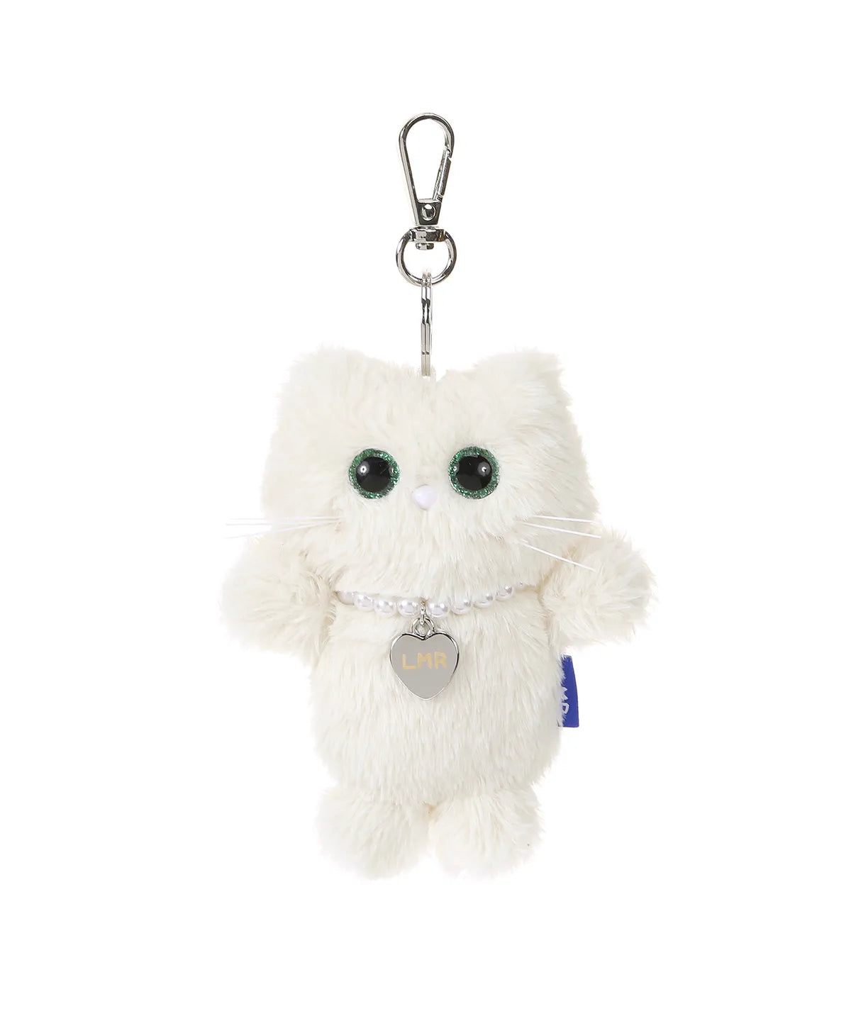 新品上架【梨花娘】💕韓國品牌LMR미니 샹뇽이貓咪珍珠愛心掛牌吊飾萌翻鑰匙圈(5色)