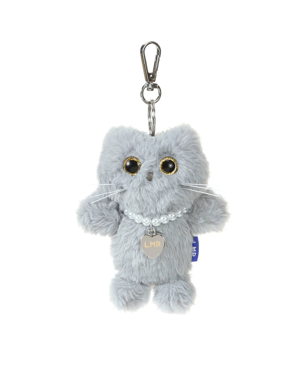 新品上架【梨花娘】💕韓國品牌LMR미니 샹뇽이貓咪珍珠愛心掛牌吊飾萌翻鑰匙圈(5色)