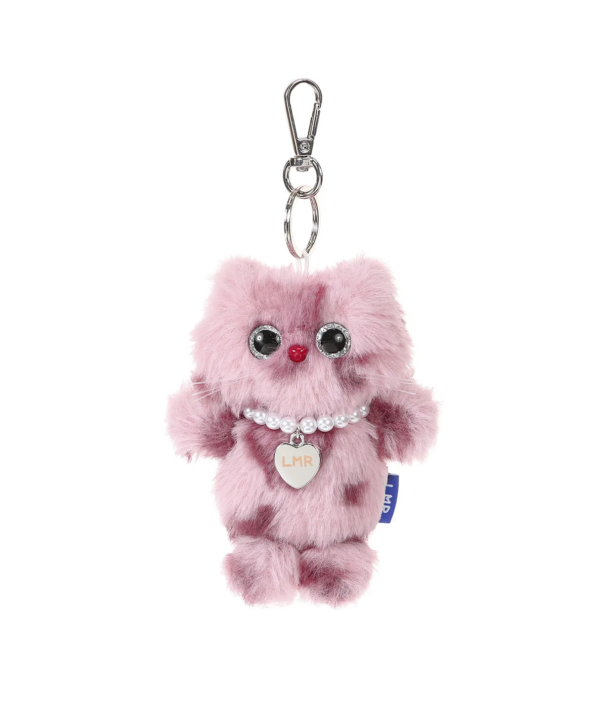 新品上架【梨花娘】💕韓國品牌LMR미니 샹뇽이貓咪珍珠愛心掛牌吊飾萌翻鑰匙圈(5色)