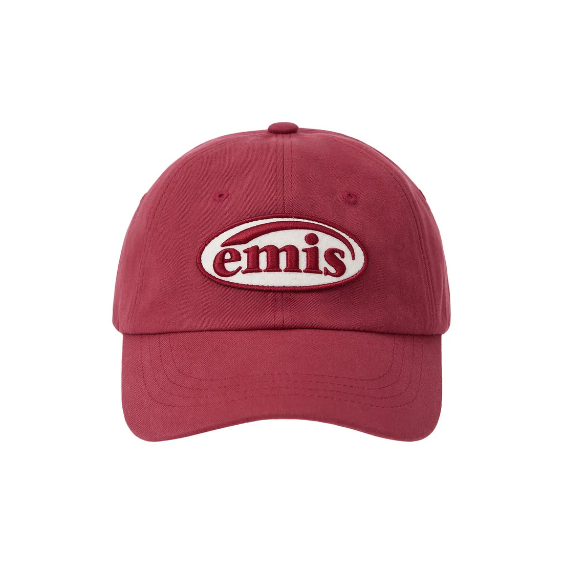 🆕新品上架【梨花娘】韓國爆火EMIS英字修飾臉型復古橢圓標章棒球帽(11色)