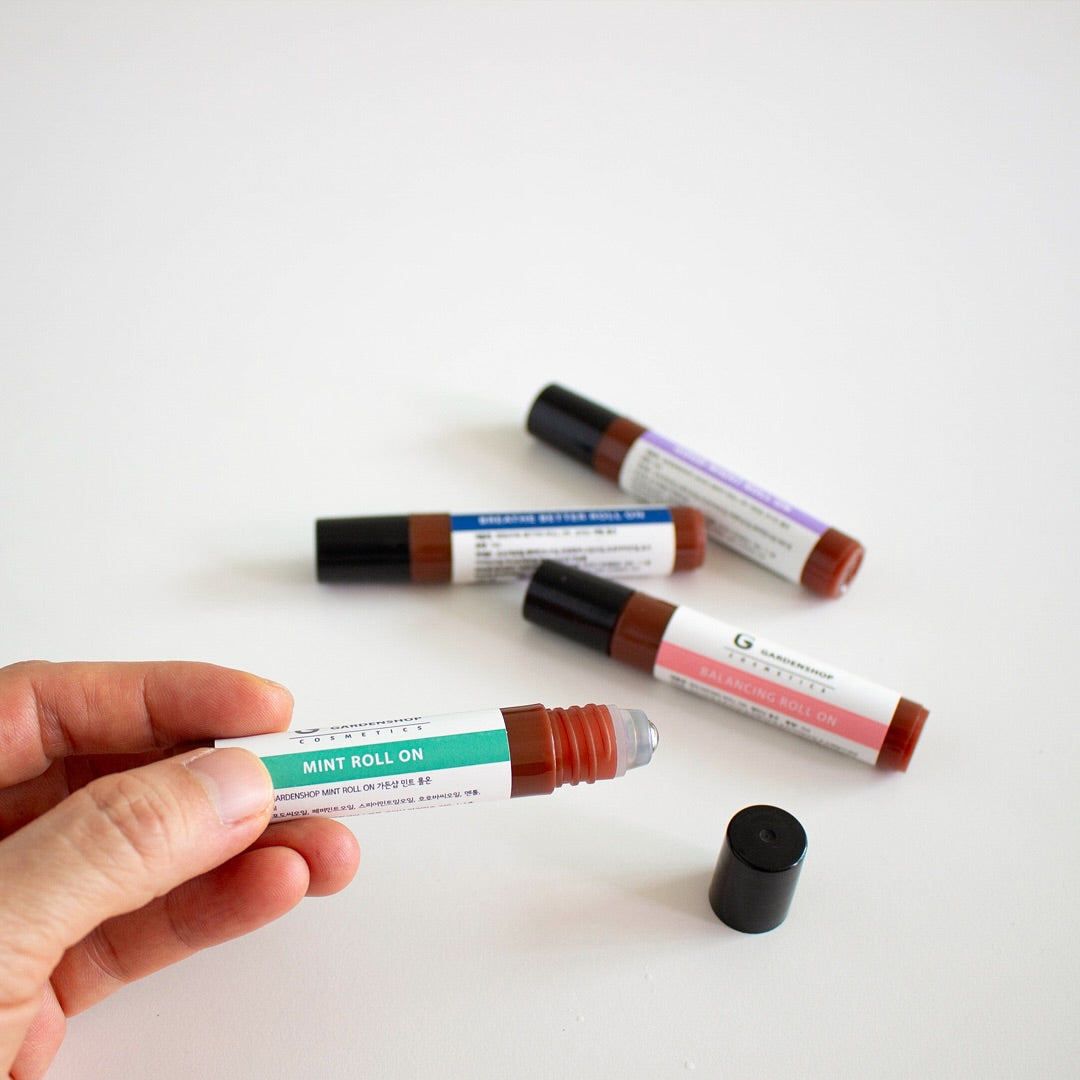 🆕新品上架💖【梨花娘】韓國Gardenshop舒緩提神鎮靜天然植物萃取精油滾珠瓶(7ml)💖 韓國連線