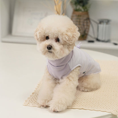 韓國新品上架【梨花娘】🐾BAILEY 🐶秋冬新品 柔軟菌菌拜拜內襯防潑水高領設計保暖寵物服飾(3色)