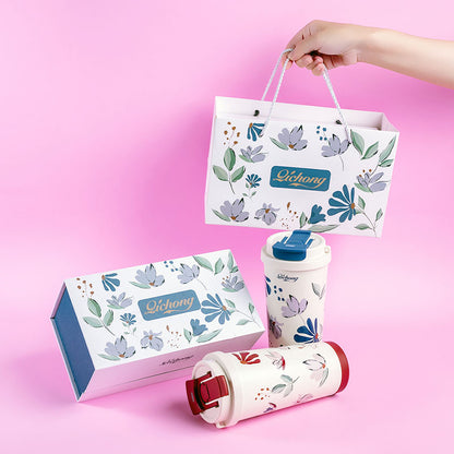 🆕新品上架【梨花瑪雅】💖陶瓷保溫保冷隨行杯(三色)質感禮盒提袋裝💕