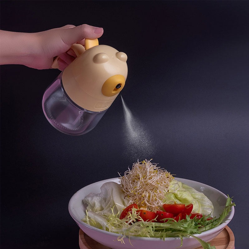 小熊玻璃按壓式兩用細緻廣角氣炸鍋噴油瓶300ml