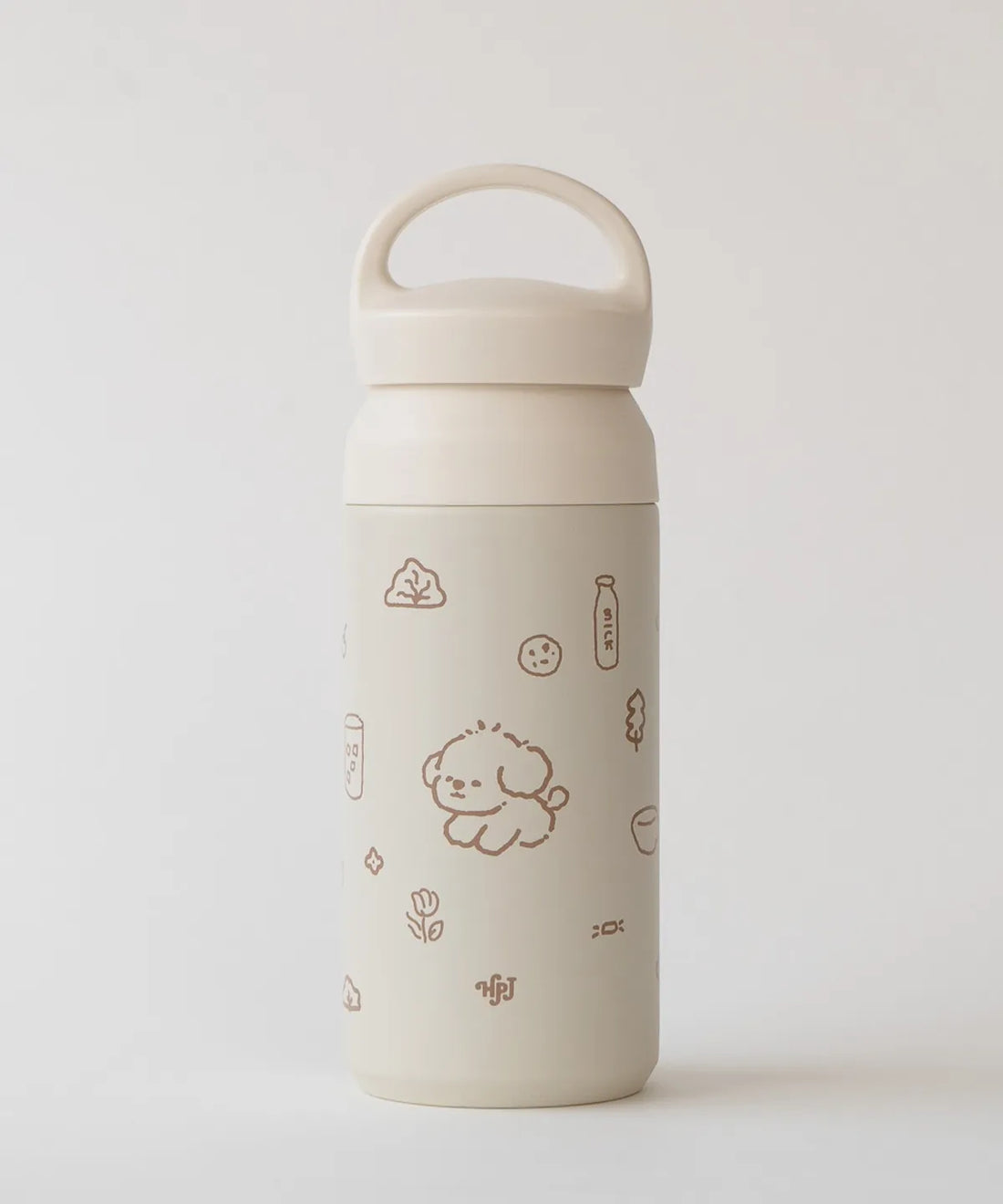 🆕新品上架【梨花娘】🐾韓國品牌 호빵아지｜萌寵插畫手提保溫瓶 350ml