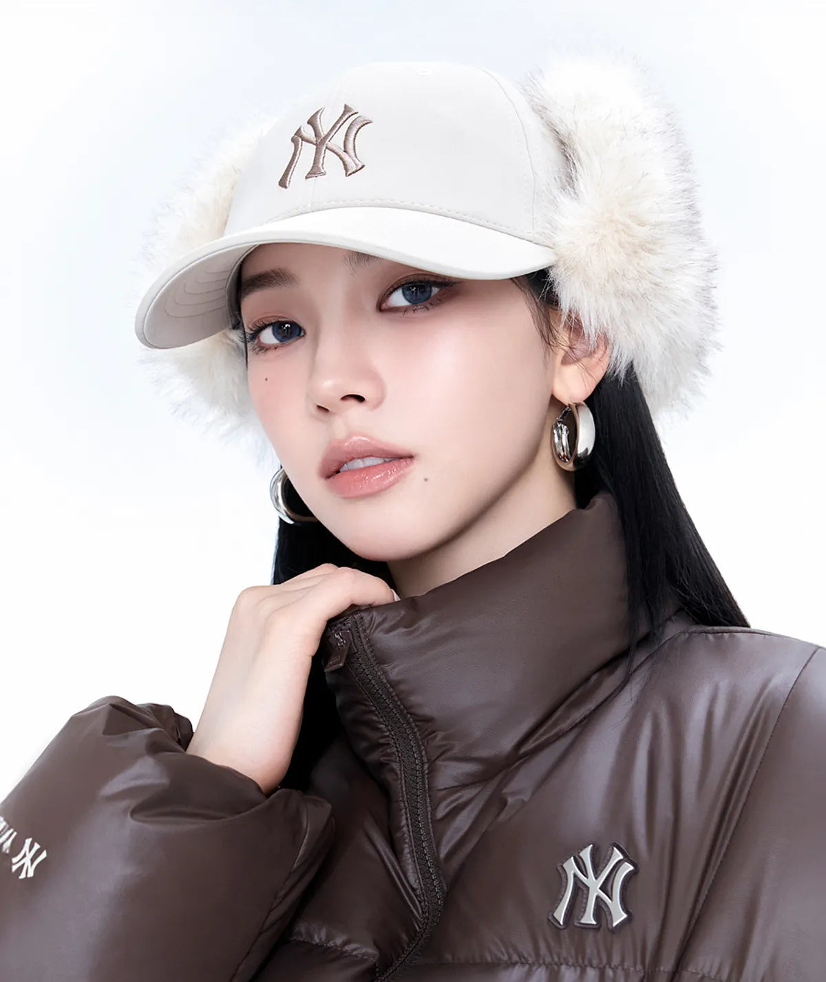 🔥新品上架 【梨花娘】秋冬保暖⚾MLB美式復古耳罩帽(3色)💖韓國連線