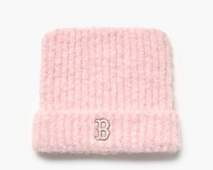 🔥新品上架 【梨花娘】💖韓國爆紅大缺貨!!正版限量柔軟洋基貓耳保暖毛線帽(5色)預購