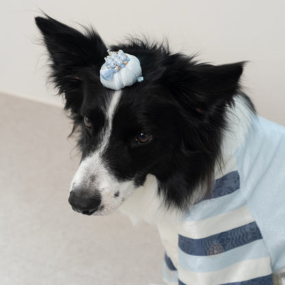 韓國新品上架【梨花娘】🐾BAILEY 🐶韓系華麗宮庭風珍珠流蘇寵物髮夾(9色)