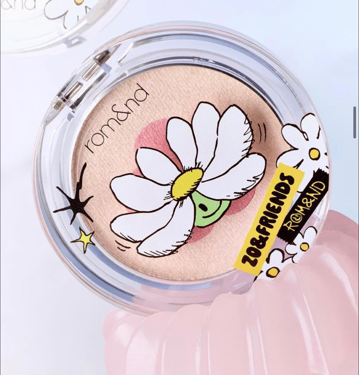 11月新品GD貓咪限量聯名rom&amp;nd × ZOA&amp;FRIENDS  雙色果凍 高光提亮(2色)韓國連線