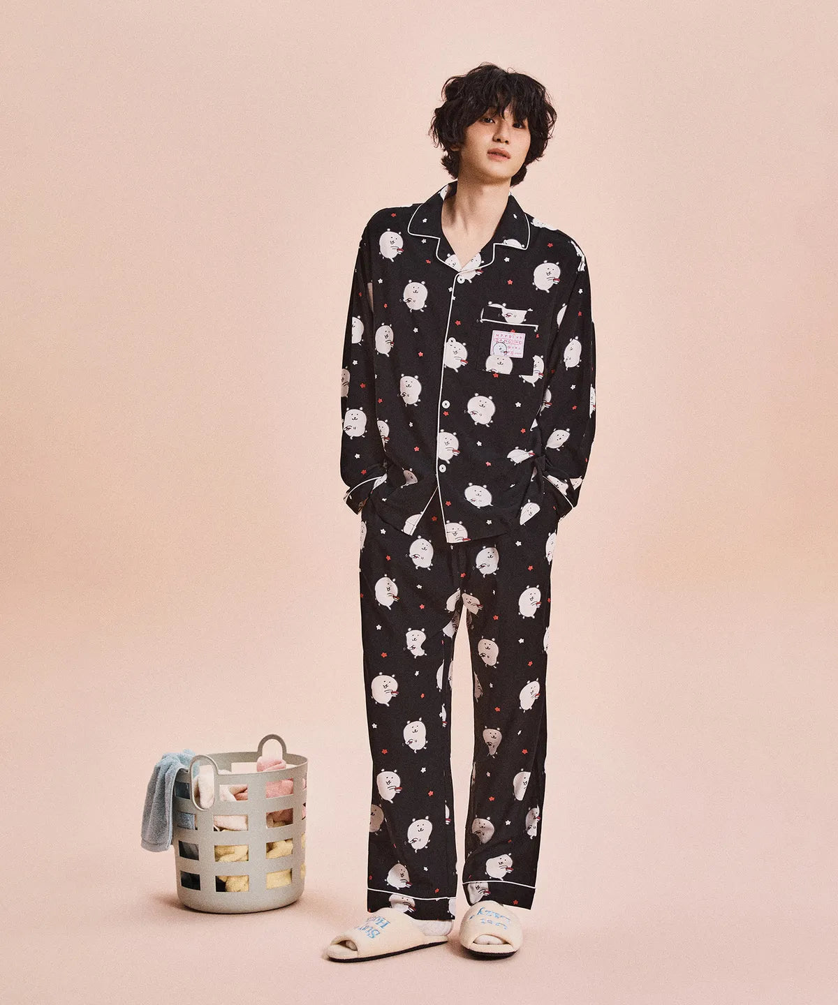 💜新品上架【梨花娘】韓國品牌暢銷TOP.1 SPAO ×吉伊卡哇聯名款春日睡衣家居服