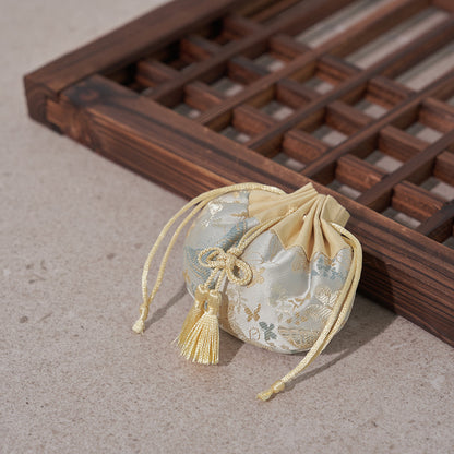 韓國新品上架【梨花娘】🐾BAILEY 🐶韓系流蘇小福袋寵物香香包(2色)