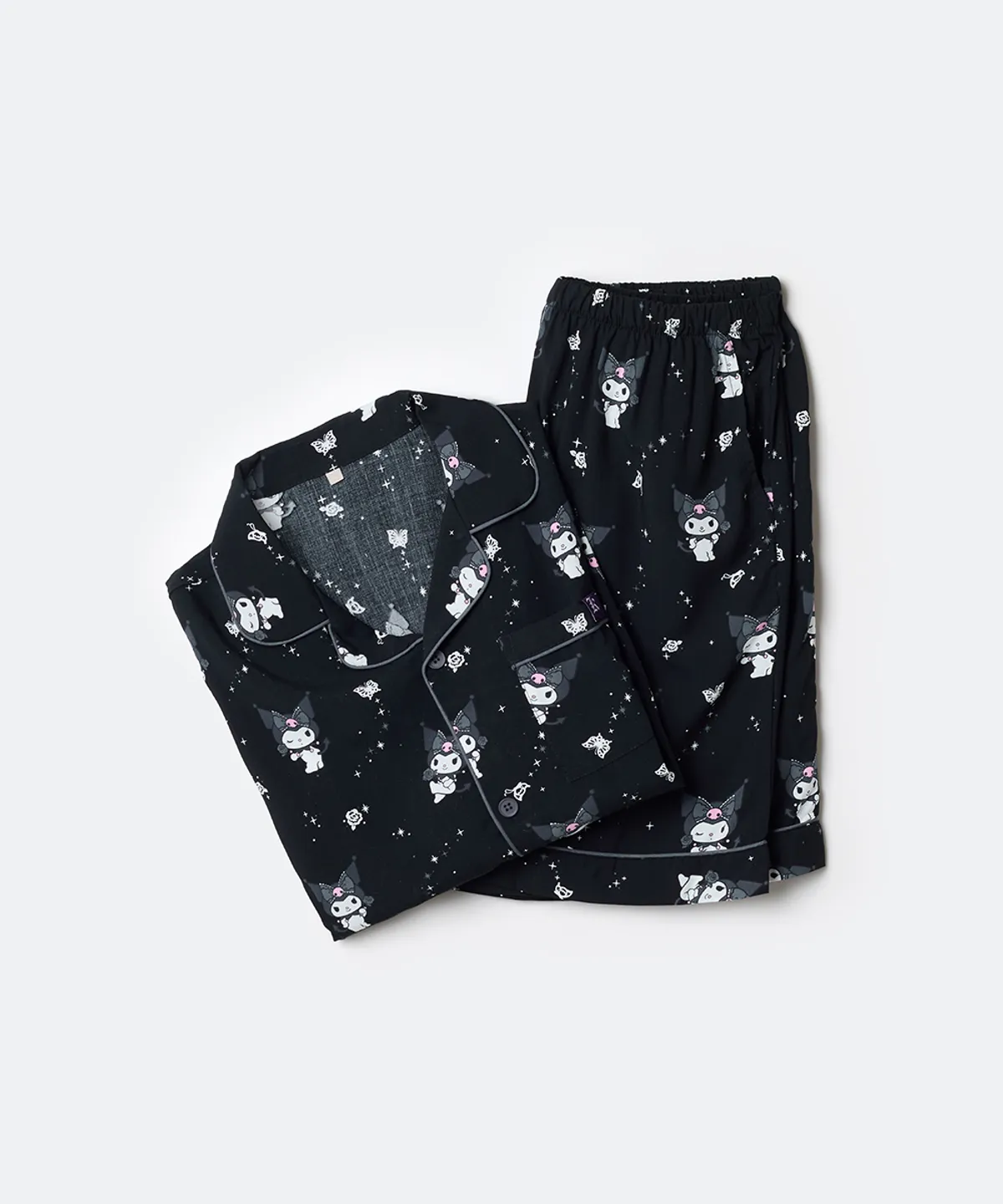 💜新品上架【梨花娘】韓國品牌暢銷TOP.1 SPAO × 三麗鷗角色聯名款夏日情侶款短袖居家服/睡衣套裝(7色)