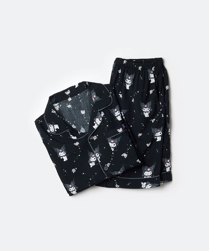 💜新品上架【梨花娘】韓國品牌暢銷TOP.1 SPAO × 三麗鷗角色聯名款夏日情侶款短袖居家服/睡衣套裝(7色)