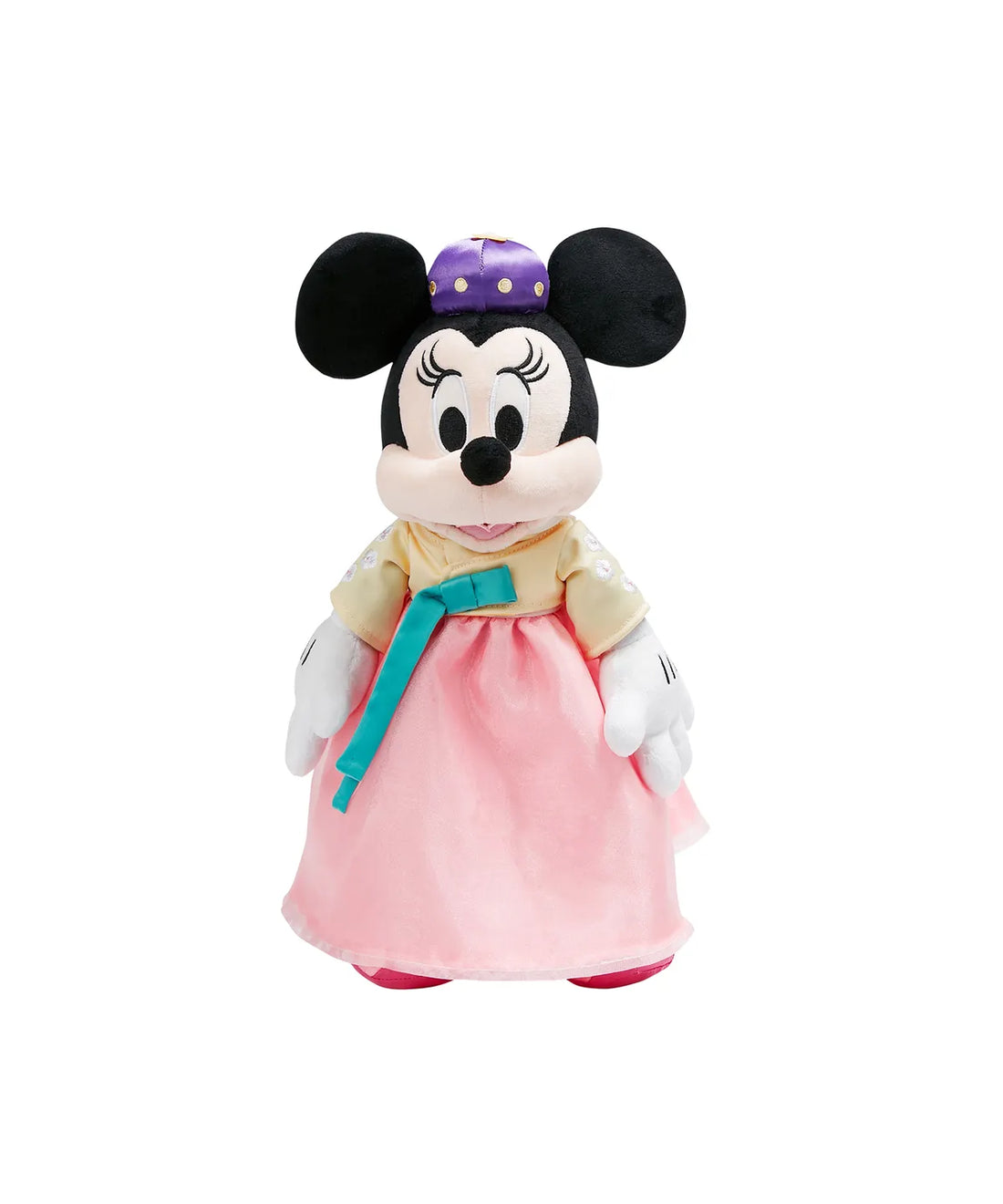 🌸新品上架【梨花娘】韓國迪士尼正版韓服絨毛米奇&amp;米妮玩偶在首爾宮廷限定款系列