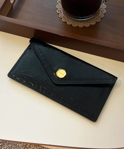 🆕新品上架【梨花娘】🔥韓國品牌TOAMO Bella Slim Long Wallet 韓國製牛皮薄型長夾｜韓系光澤皮革長夾