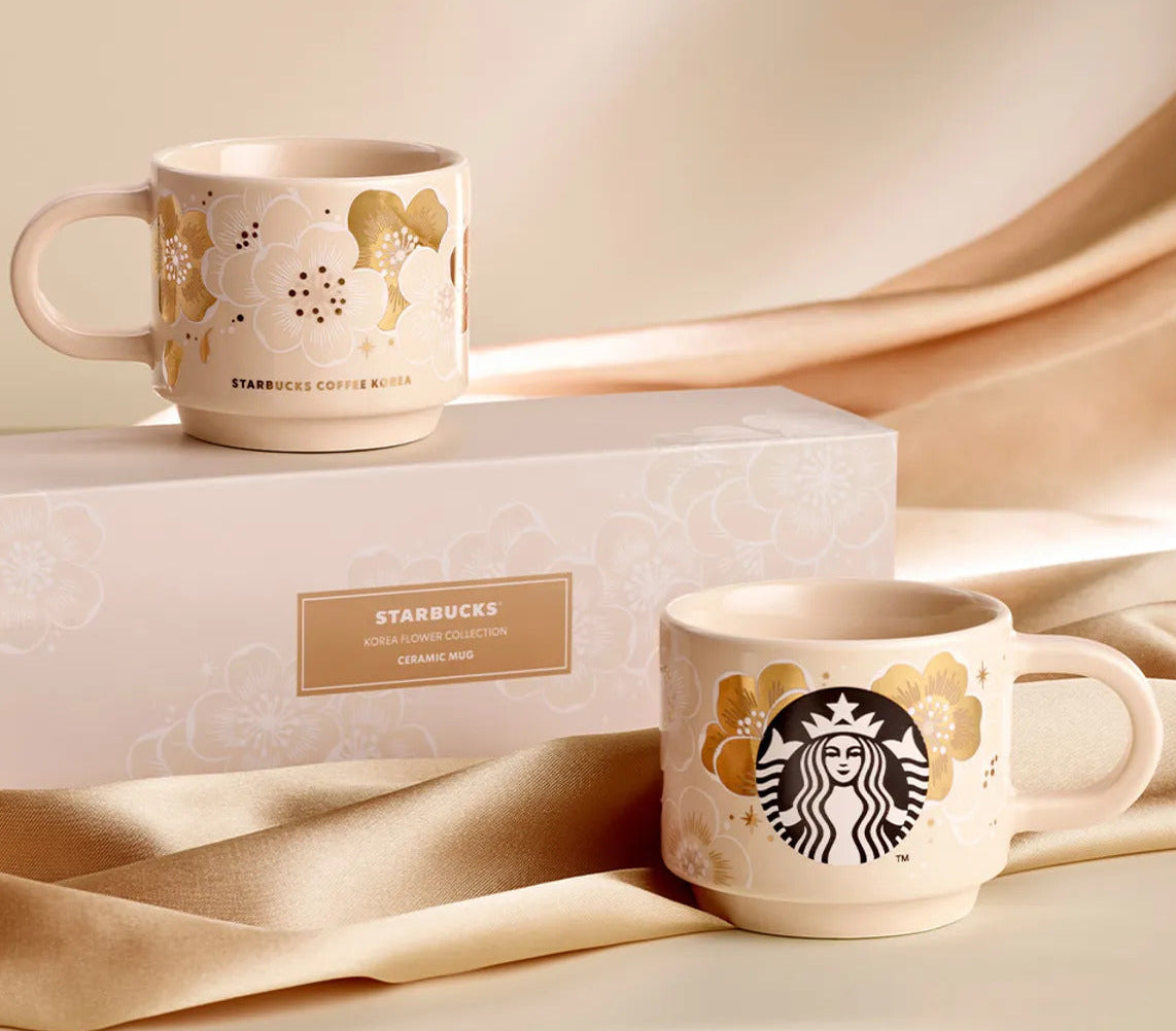 🆕新品上架【梨花娘】💜 韓國限定｜STARBUCKS 白梨花 Blossom 雙入濃縮咖啡杯組