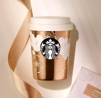 🆕新品上架【梨花娘】💜 韓國限定｜STARBUCKS 白梨花 Blossom 金緻保溫杯237ml
