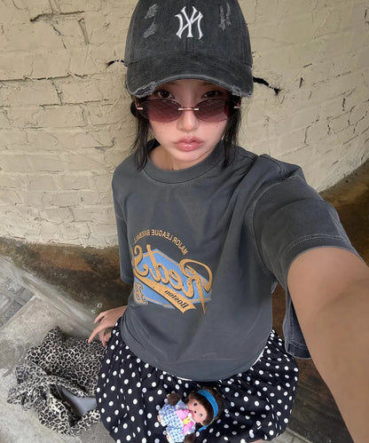 🔥新品上架 【梨花娘】💖洋基明星同款破損老舊設計棒球帽(3色)💖韓國連線