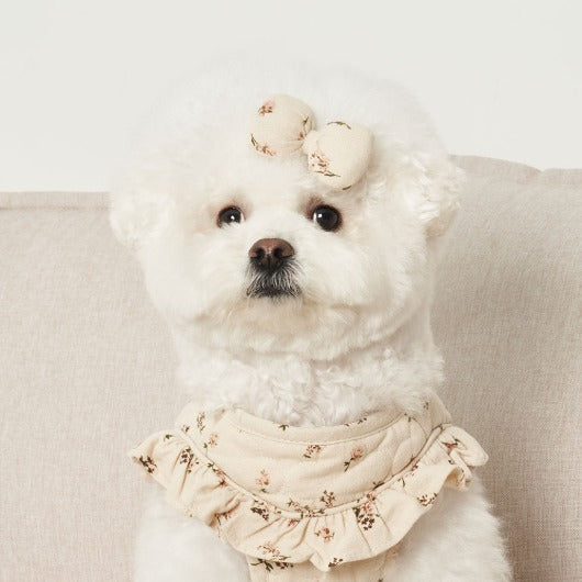 韓國新品上架【梨花娘】🐾BAILEY 🐶韓系甜美可愛蝴蝶結鍛帶寵物髮夾(7色)