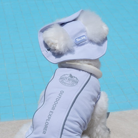 韓國BAILEY💖【梨花娘】夏日必備菌菌掰掰輕薄快乾透氣水陸兩用寵物衣(帽子另購3色)