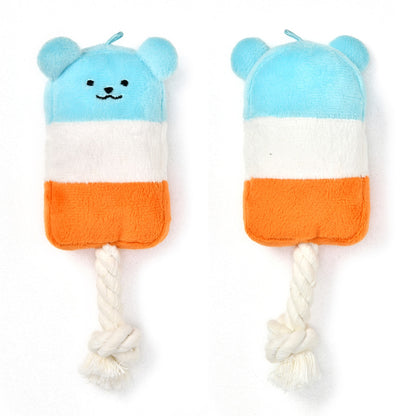 新品上架【梨花娘總代理】🐾日本品牌Solgra  🍧萌萌熊絨毛冰棒發聲玩具🐶（6款）