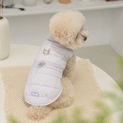 韓國新品上架【梨花娘】🐾BAILEY 🐶秋冬新品 柔軟菌菌拜拜內襯防潑水高領設計保暖寵物服飾(3色)