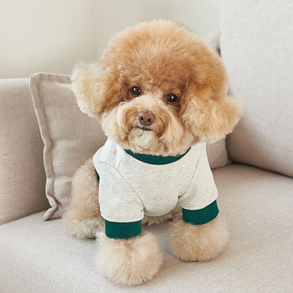 韓國新品上架【梨花娘】🐾BAILEY 🐶秋冬新品 韓系潮流聯名休閒棉質寵物服飾(3色)