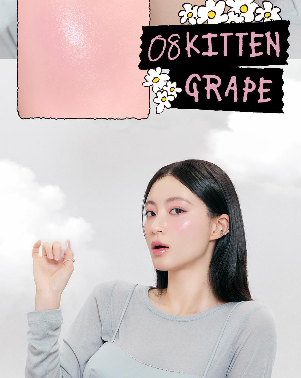 11月新品🔥rom&amp;nd × ZOA&amp;FRIENDS  GD貓咪限量秒殺款聯名腮紅球 色號08.09🔥韓國連線