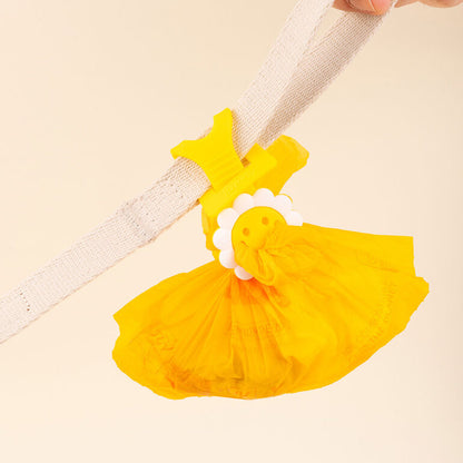 韓國新品上架【梨花娘】🐾BAILEY 🐶韓系可愛小巧療癒寵物外出便袋夾扣(2款)