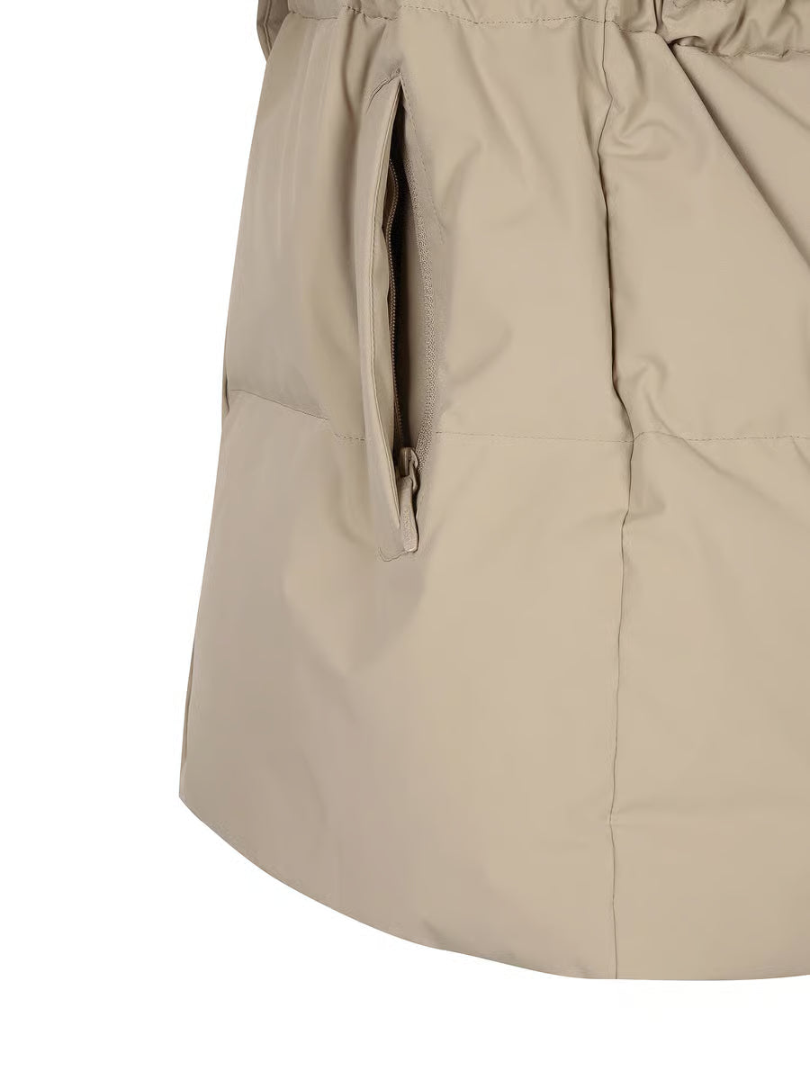 🆕新品上架💖【梨花娘】 韓國品牌Discovery 鵝絨狐狸毛領中長版外套 Kelly(4色)🏆韓國連線