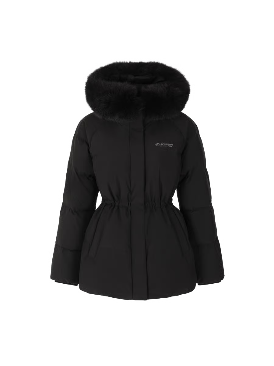 🆕新品上架💖【梨花娘】 韓國品牌Discovery 鵝絨狐狸毛領中長版外套 Kelly(4色)🏆韓國連線