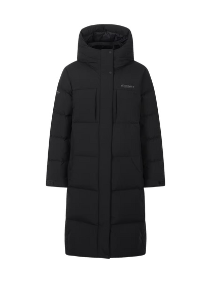 🆕新品上架💖【梨花娘】 韓國品牌Discovery 鵝絨長版防風外套(2色)🏆韓國連線