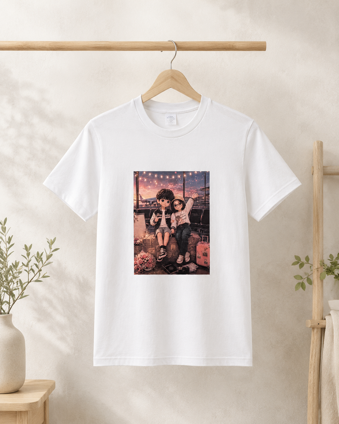 🆕新品上架【梨花娘總代理】💖韓國品牌SWINGSTAR 專屬回憶客製照片 情侶裝 純棉T恤(XS~3XL)
