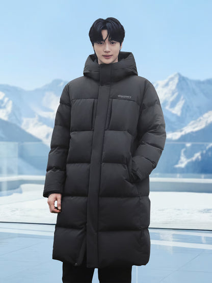 🆕新品上架💖【梨花娘】 韓國品牌Discovery 鵝絨長版防風外套(2色)🏆韓國連線