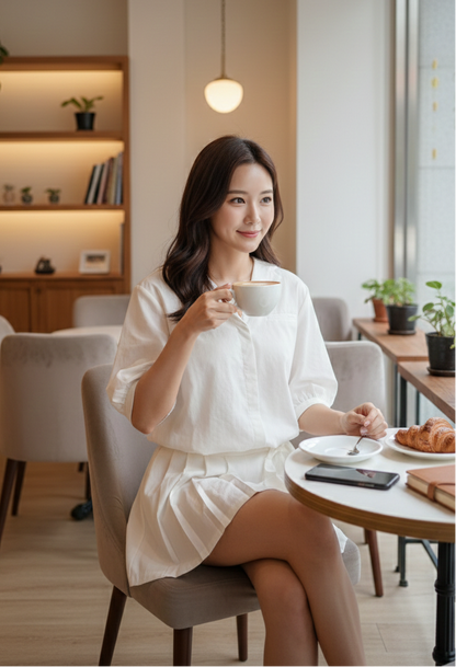 💖New arrivals [Lihua Maya] Customized high-end niche 100% fold skin-friendly lace-up jumpsuit