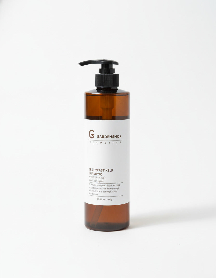 🆕新品上架💖【梨花娘】韓國Gardenshop天然植萃精油家強健髮根啤酒酵母洗髮精(500ml)💖韓國連線