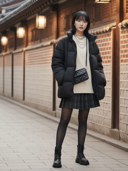 🆕新品上架【梨花娘】熱賣🔥正韓品牌SOCKPIENS🏆冬季羊絨200D顯瘦黑色透膚褲襪