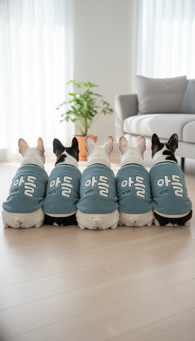 😍新品上架 【梨花娘】秋冬딸女兒 아들兒子狗狗保暖絨寵物毛衣(S~3XL)